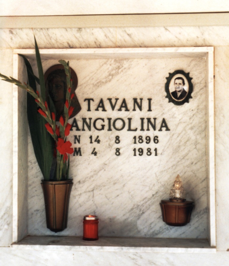 Angiolina Tavani's Burial Place