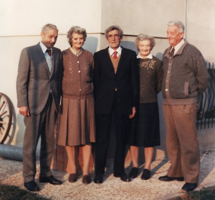 Mosé, Bruna, Giuseppe, Maria Conto, and Giovanni Vendramin